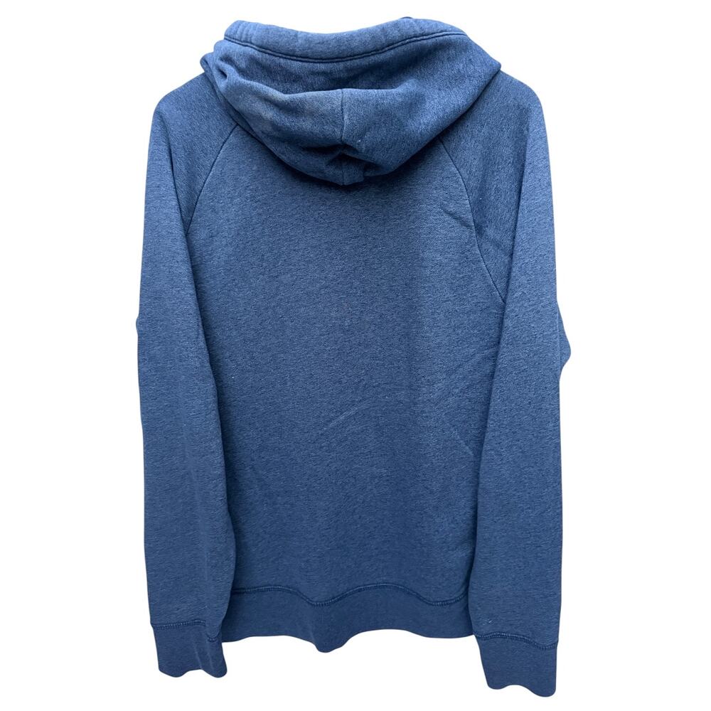 Hollister Hoodie Mens Large Blue and Gray w/ Logo Pullover Sweatshirt California - Picture 2 of 4